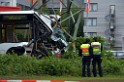 Schwerer Bus Unfall Koeln Porz Gremberghoven Neuenhofstr P135